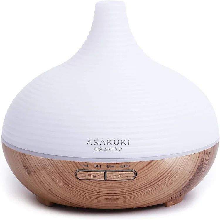 Difuzor ultrasonic premium de uleiuri esențiale SPRING Light Wood Difuzor ultrasonic premium de uleiuri esențiale SPRING Light Wood
