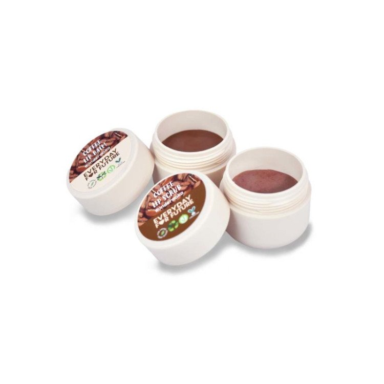 Kit balsam și scrub pentru îngrijirea buzelor Coffee